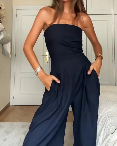 Renata - Tuta elegante senza spalline per donna