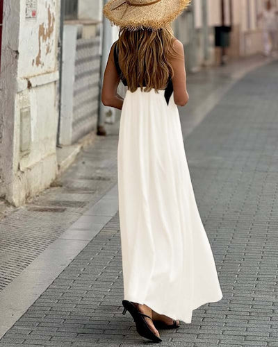 Olive™ | Vestito con collo incrociato