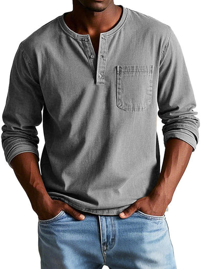 Lars | Camicia vintage a maniche lunghe