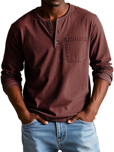 Lars | Camicia vintage a maniche lunghe