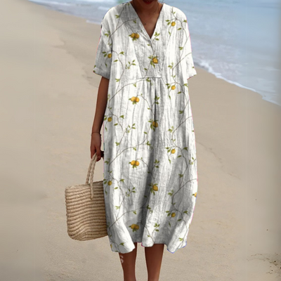 Nicole - Robe d'Été à Fleurs