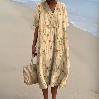 Nicole - Robe d'Été à Fleurs