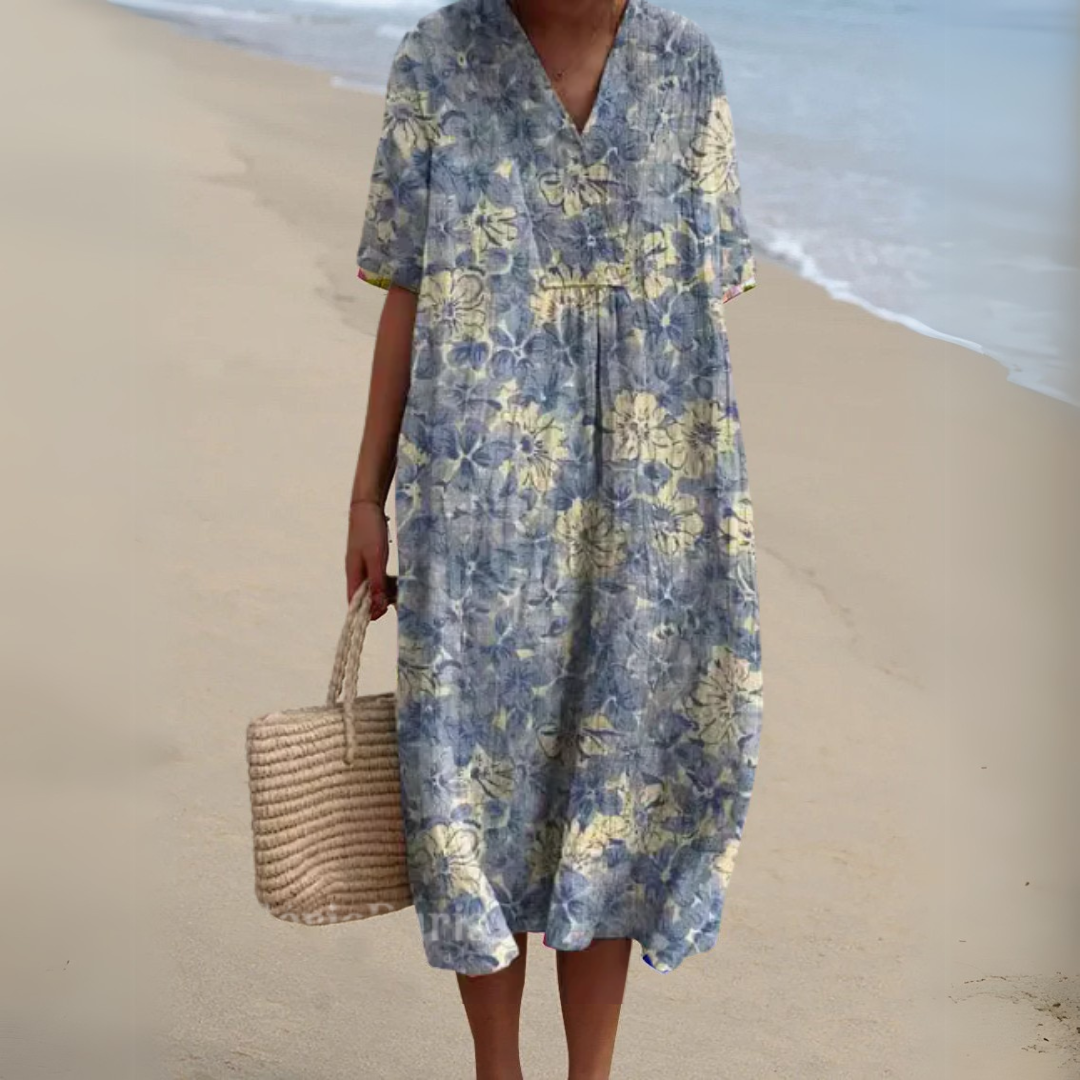 Nicole - Robe d'Été à Fleurs