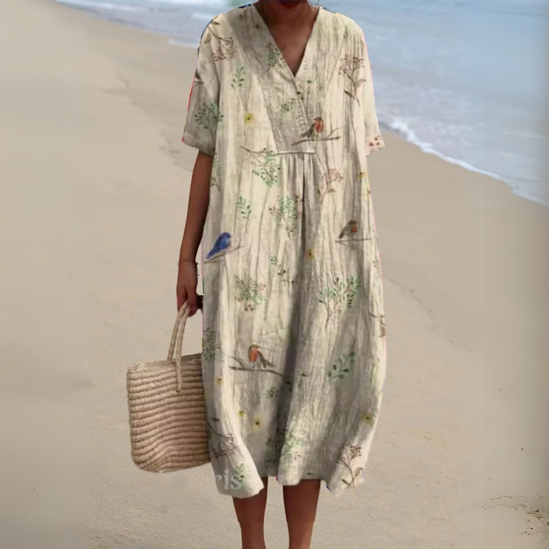 Nicole - Robe d'Été à Fleurs