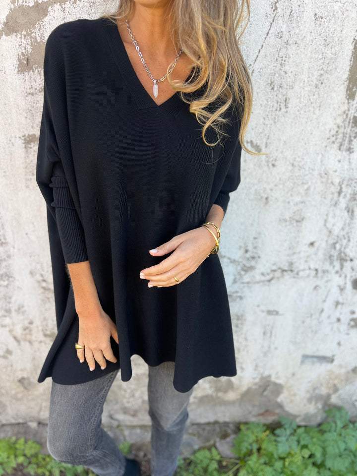 Céline | Maglione oversize con scollo a V