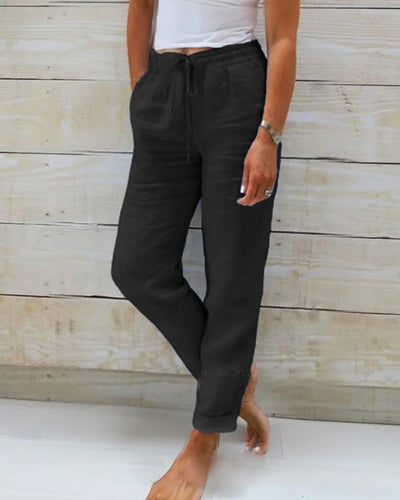 SUSAN™ - Pantaloni leggeri elasticizzati