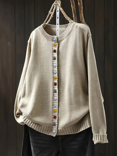 Sofia – Cardigan con bottoni decorativi
