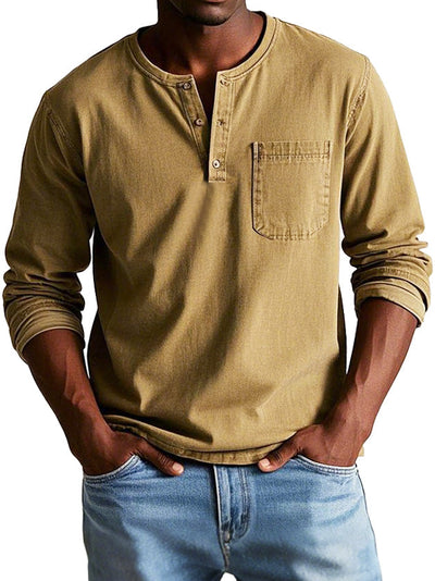 Lars | Camicia vintage a maniche lunghe