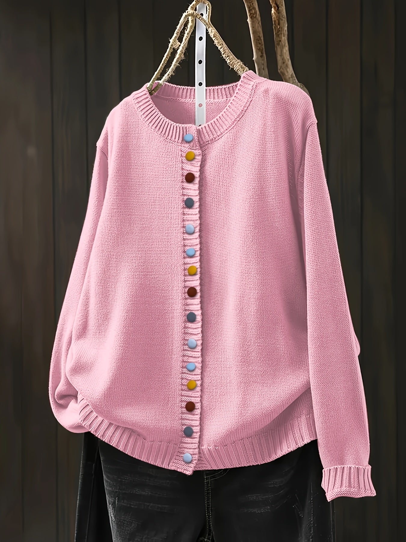 Sofia – Cardigan con bottoni decorativi