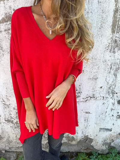 Céline | Maglione oversize con scollo a V