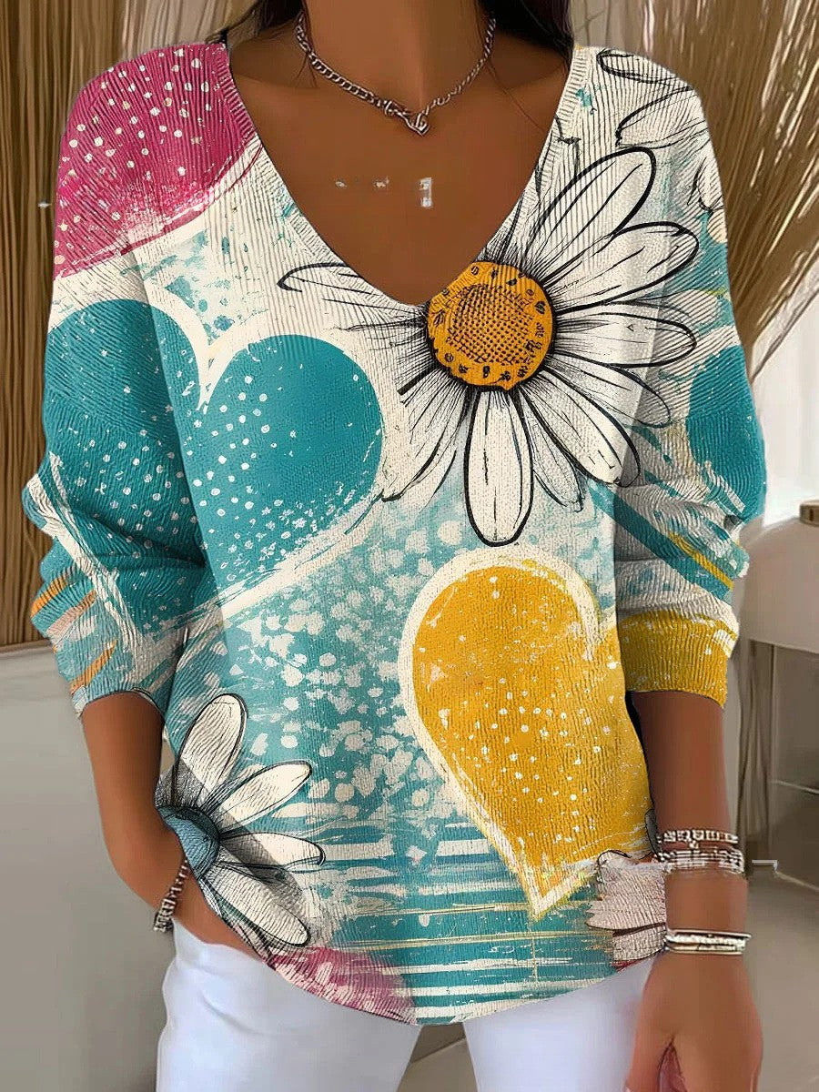 Beatrice – Maglione con scollo a V