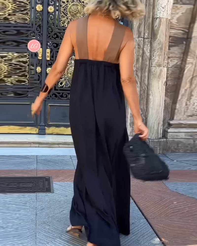 Olive™ | Vestito con collo incrociato