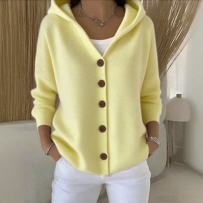 Felicia | Cardigan alla moda con cappuccio