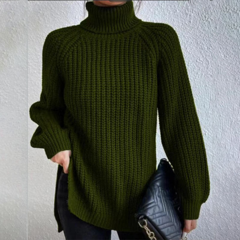 Éloïse™ | Maglione con collo alto e spacco