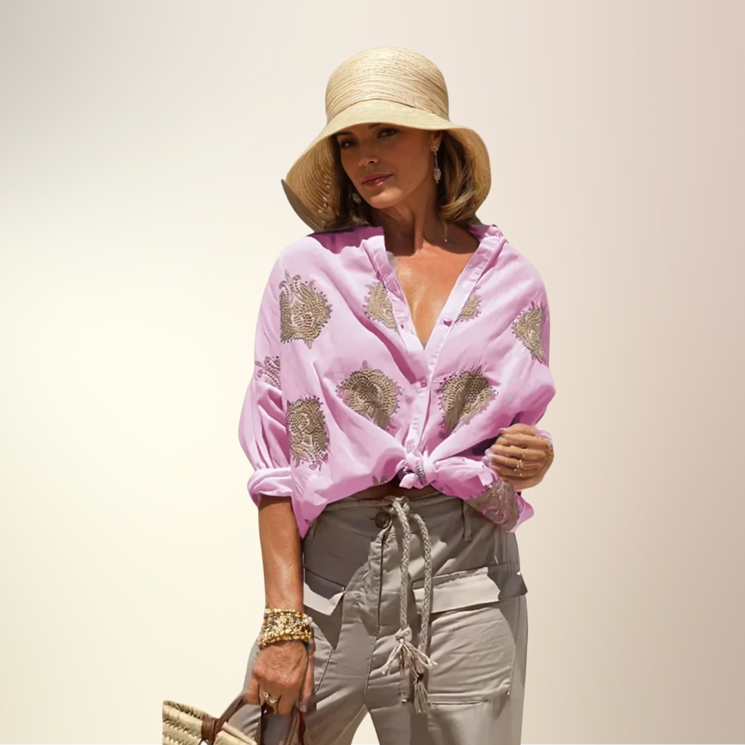 Simone™ - Camicetta Ibiza Stile Chic