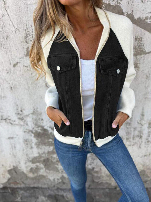 Vittoria™ | Giacca casual con zip e scollo a V