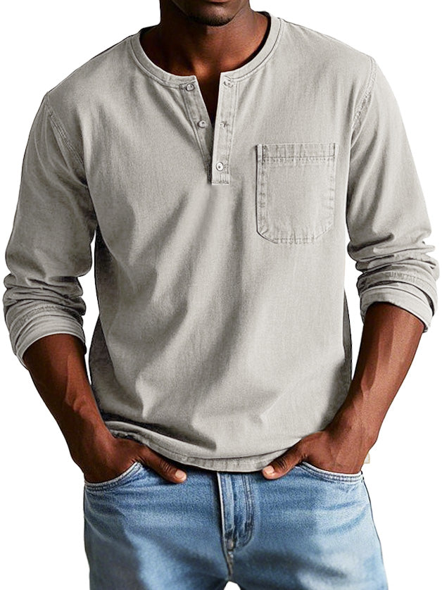 Lars | Camicia vintage a maniche lunghe