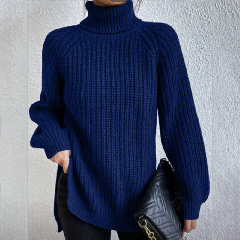 Éloïse™ | Maglione con collo alto e spacco