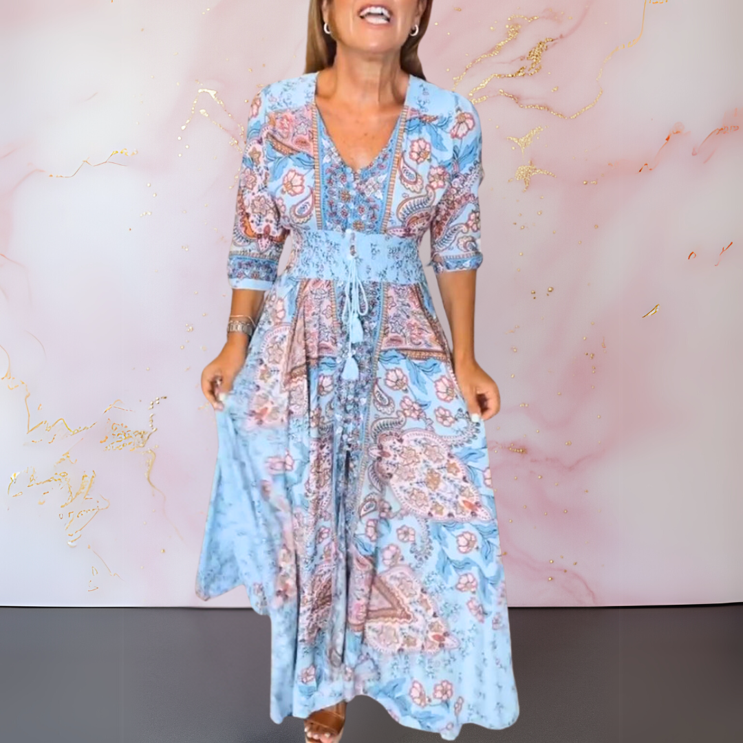Marga™ | Abito estivo elegante con scollo a V