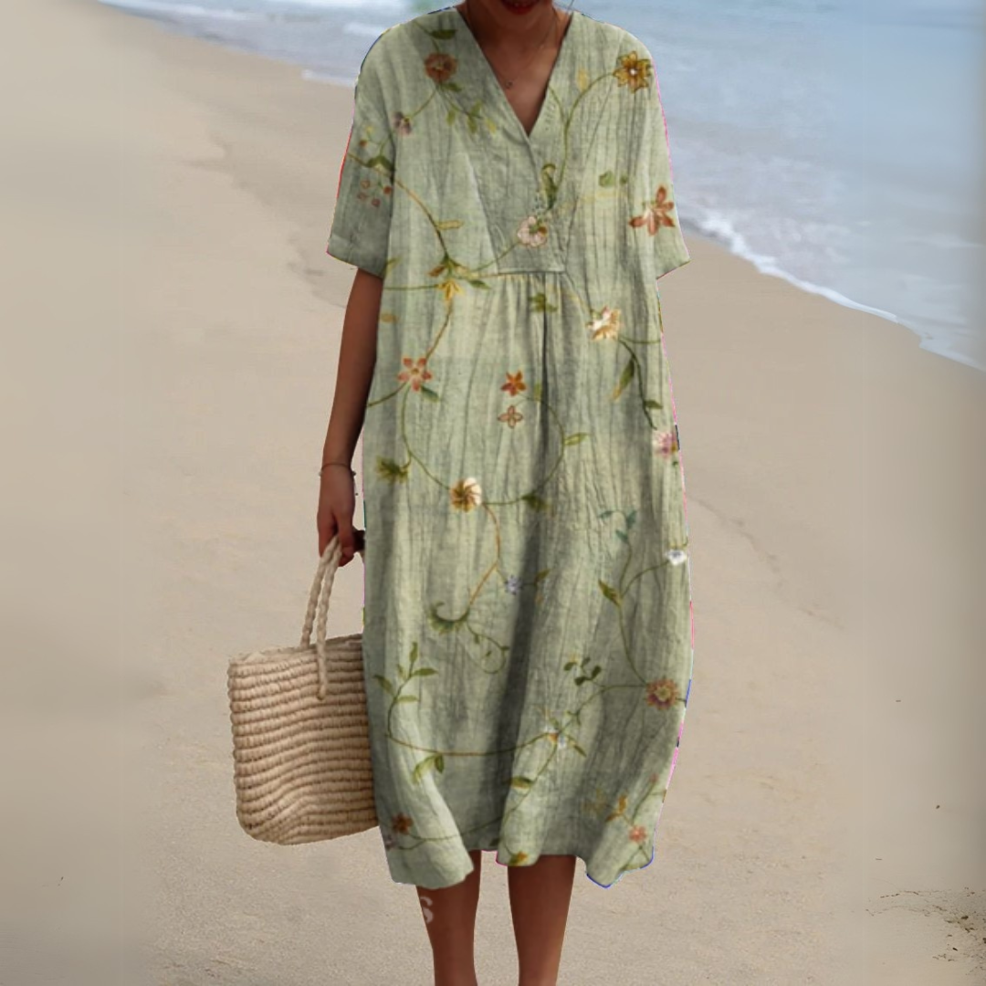 Nicole - Robe d'Été à Fleurs