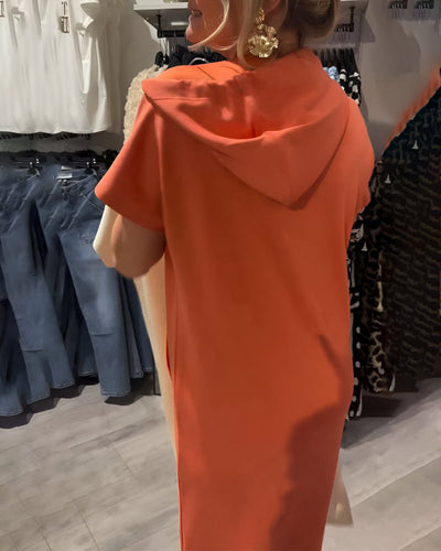 Saskia™ | Vestito casual con cappuccio