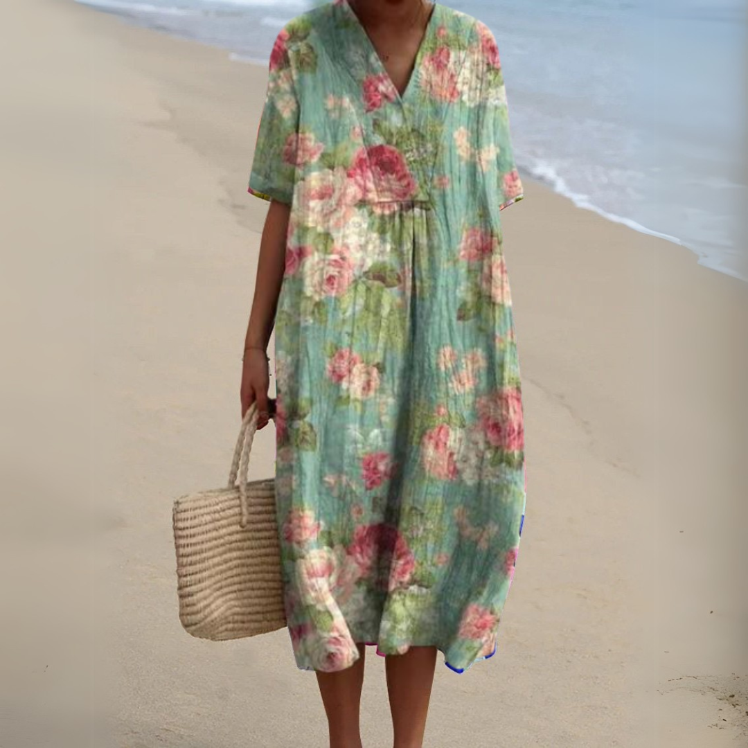 Nicole - Robe d'Été à Fleurs