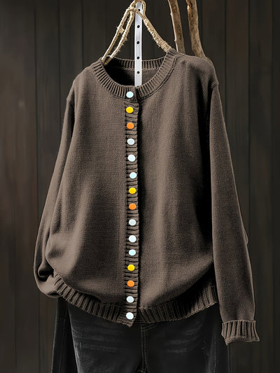 Sofia – Cardigan con bottoni decorativi