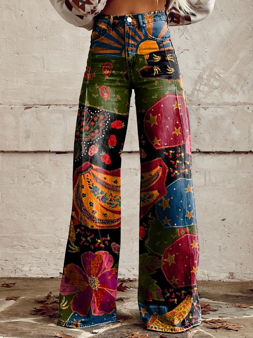 Pantaloni vintage Boho