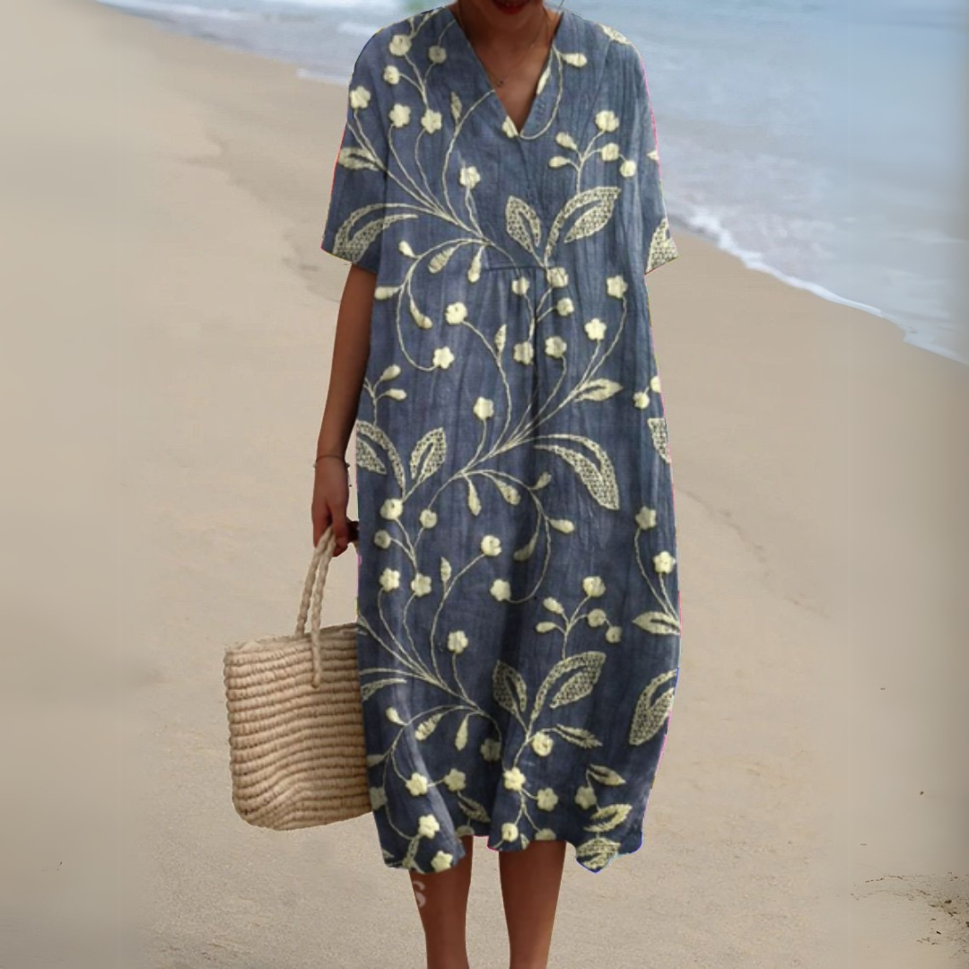 Nicole - Robe d'Été à Fleurs