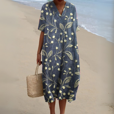 Nicole - Robe d'Été à Fleurs