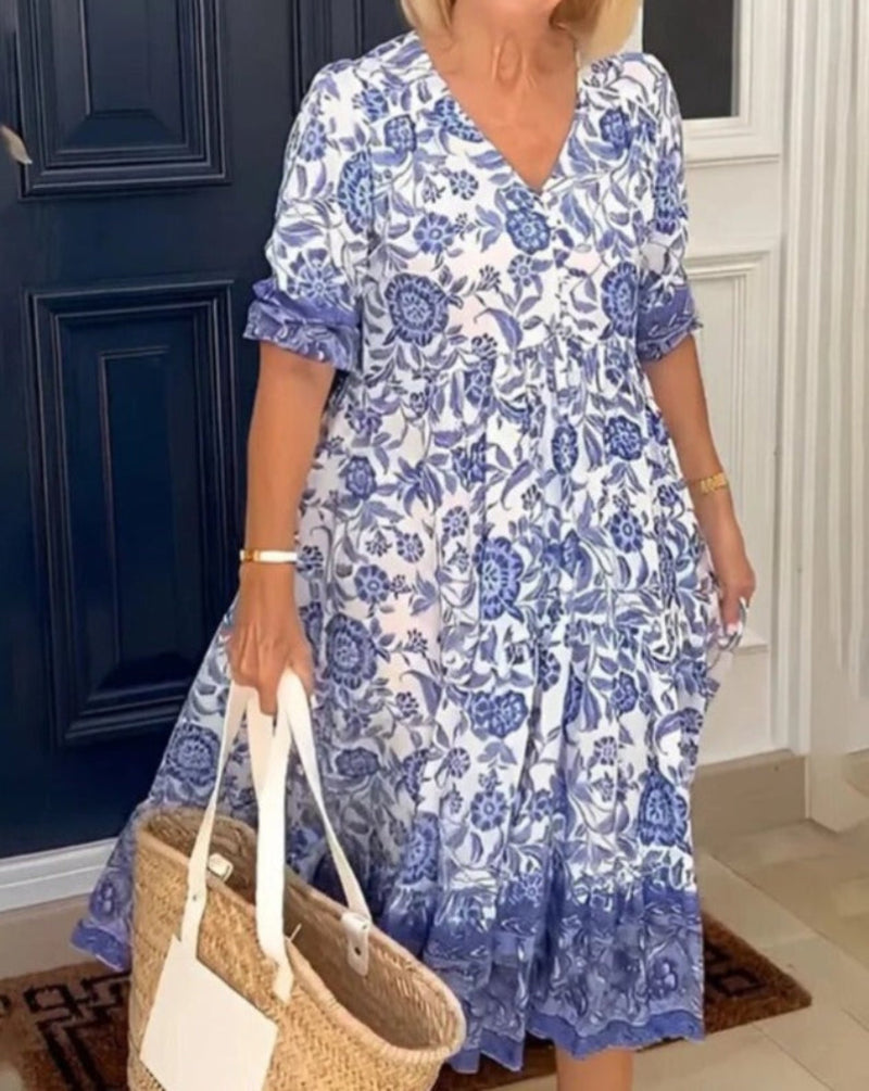 LIA | ABITO FLOREALE ELEGANTE E ARIOSO