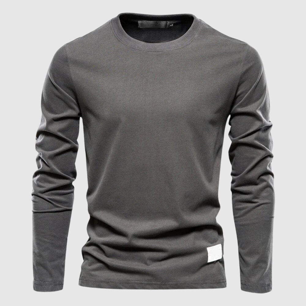 Alessandro Veneti- Maglia a maniche lunghe slim fit