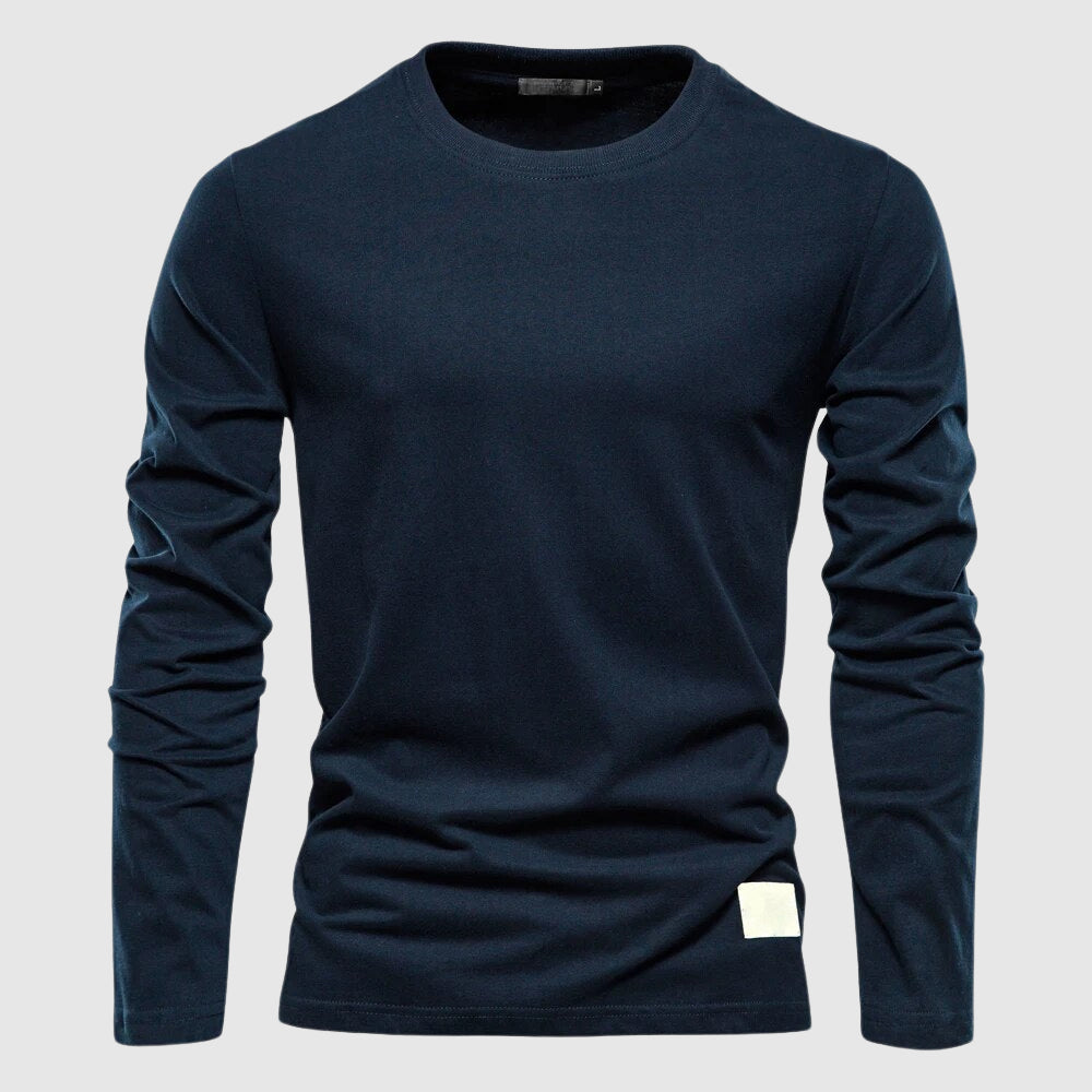 Alessandro Veneti- Maglia a maniche lunghe slim fit