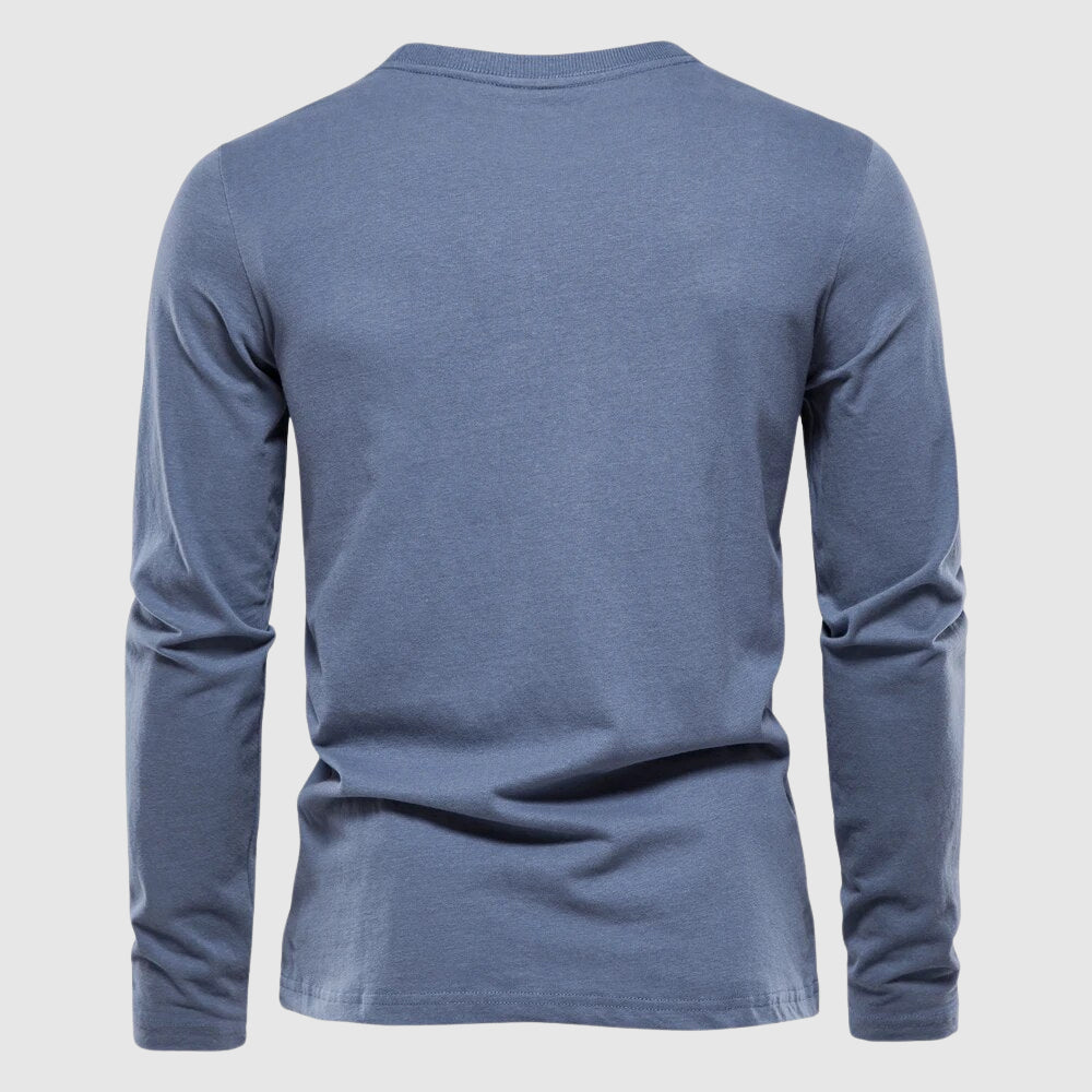 Alessandro Veneti- Maglia a maniche lunghe slim fit