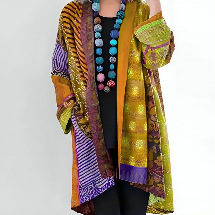 Kathleen - Cardigan da donna colorato e arioso