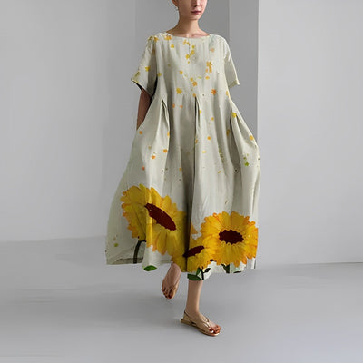 Amelia - Abito floreale bohémien