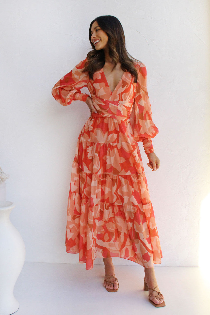 Sienna™ - Maxi abito con stampa floreale Dazzling