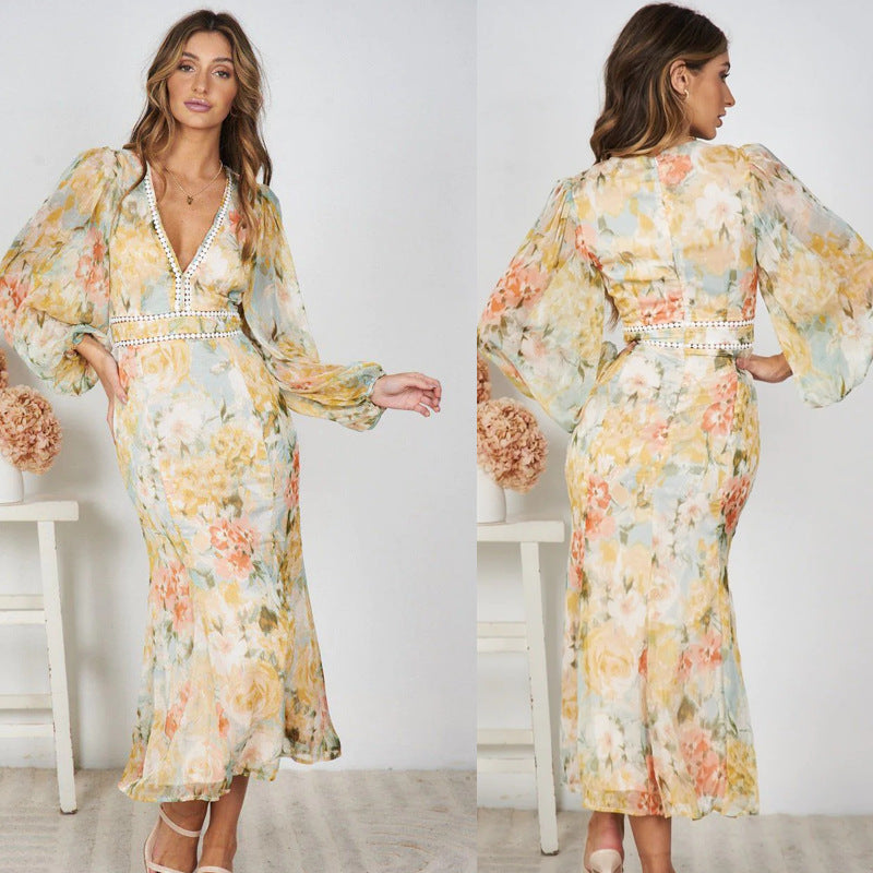 Ella™ - Maxi abito con stampa floreale Dazzling