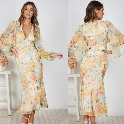 Ella™ - Maxi abito con stampa floreale Dazzling