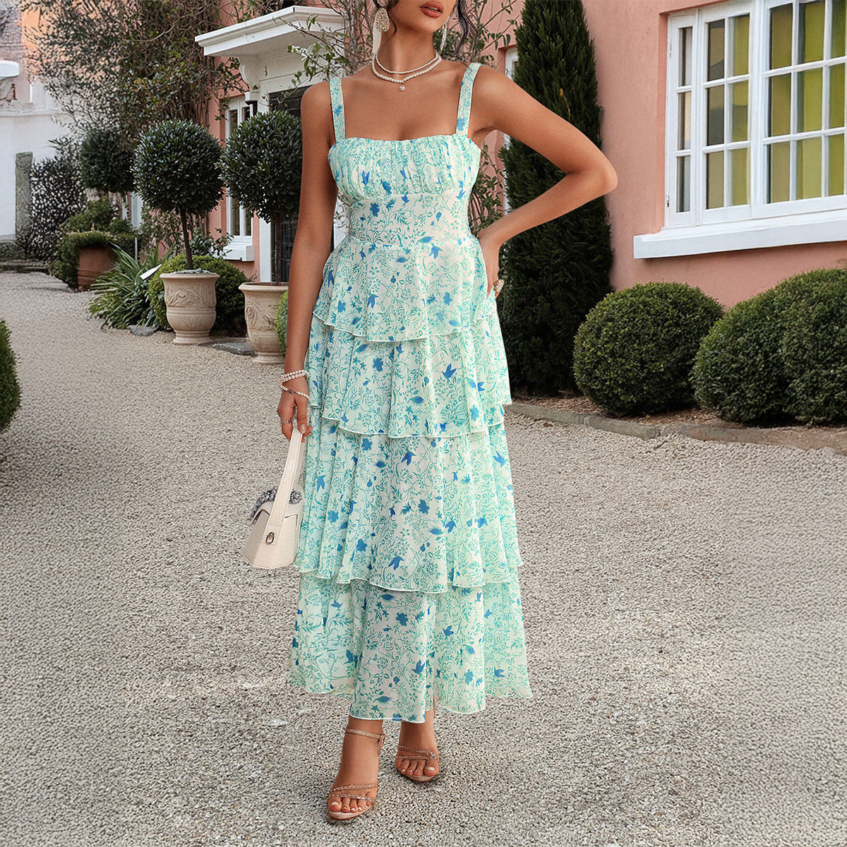 Niya™ - Maxi abito con stampa floreale Dazzling