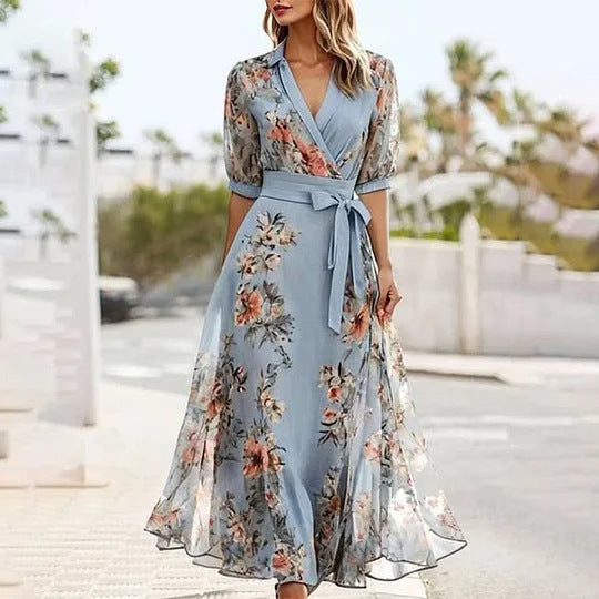 Adriane™ - Maxi abito con stampa floreale Dazzling