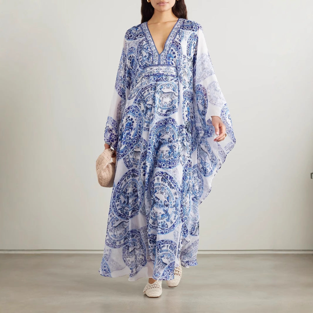 Airen™ - Maxi abito con stampa floreale Dazzling
