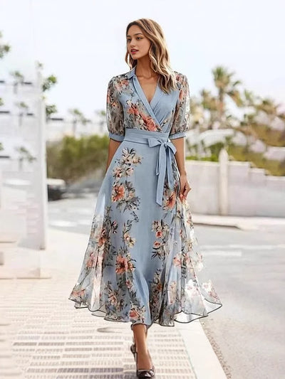 Adriane™ - Maxi abito con stampa floreale Dazzling