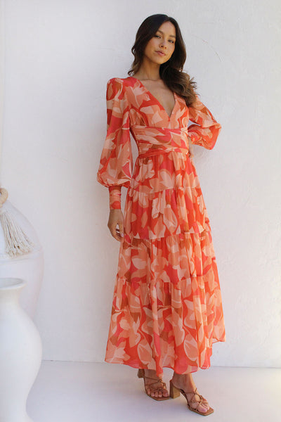 Sienna™ - Maxi abito con stampa floreale Dazzling