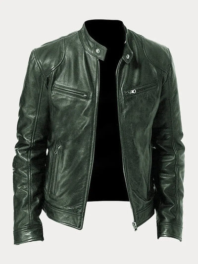 Victor™ Giacca di pelle casual