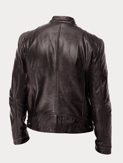 Victor™ Giacca di pelle casual