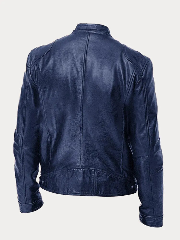 Victor™ Giacca di pelle casual