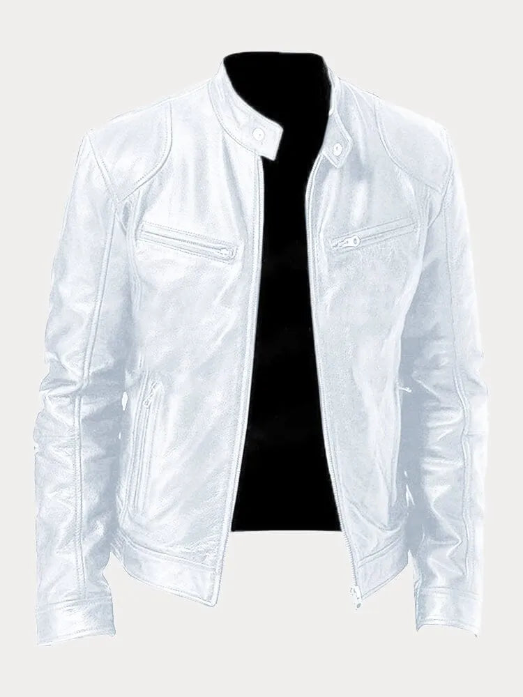 Victor™ Giacca di pelle casual