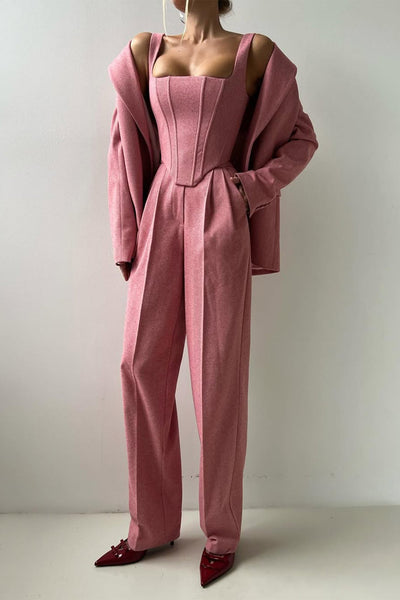 Dolce™ - Set tre pezzi con blazer doppiopetto