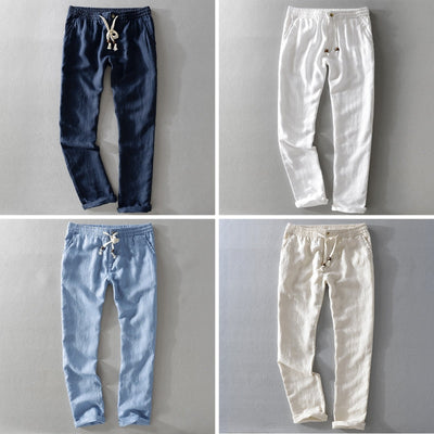 Pantaloni di lino casual Theodore Willow